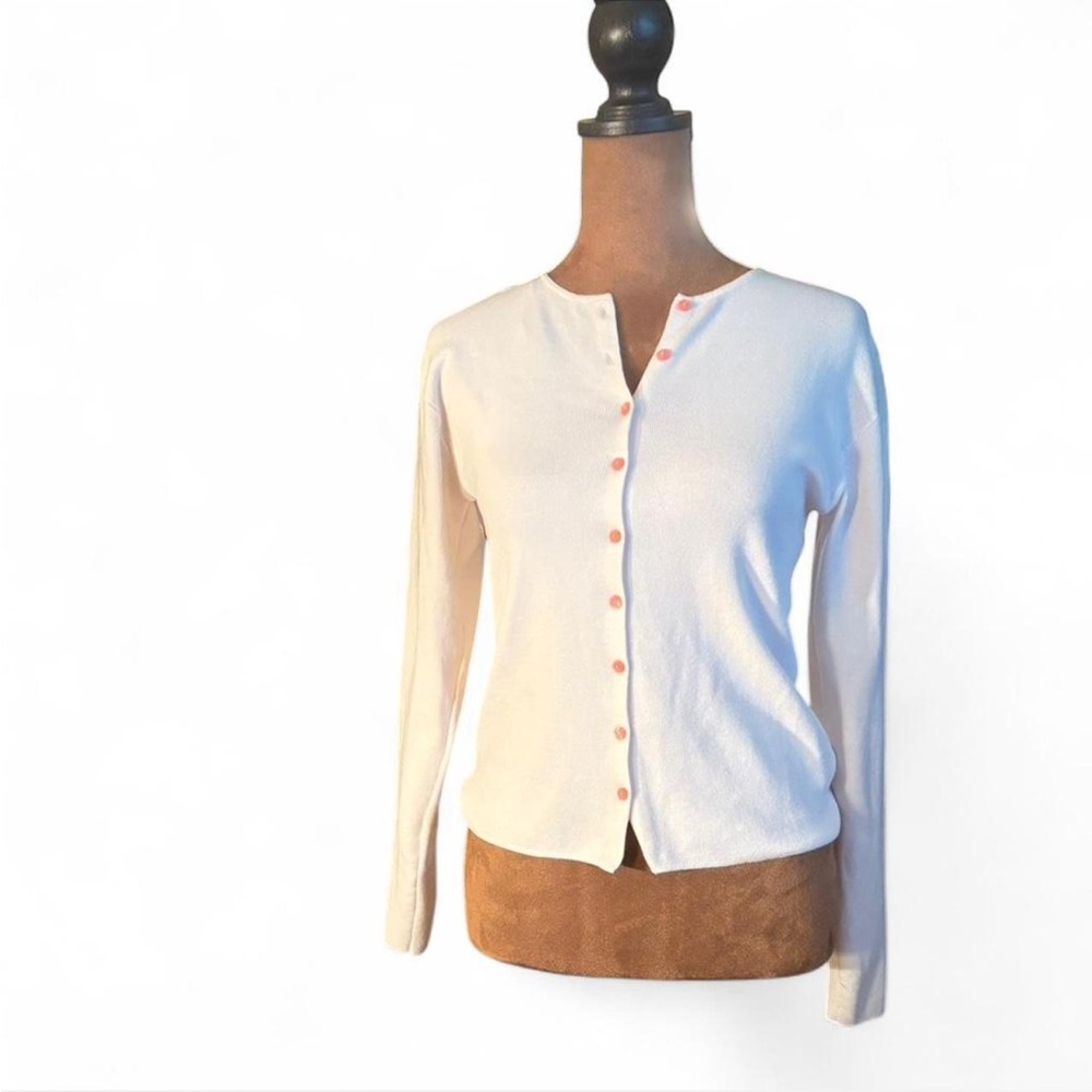 Preppy Coquette Barbiecore Feminine Pastel Pink Cardigan